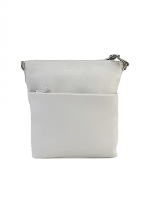 Produktbild von C1420 Cinino Ledertasche Crossbody Bag Weiß