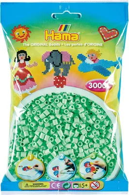 Image de Hama Midi Strijkkralen - Pastel Mint (98), 3000st.