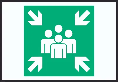 Produktbild von Sammelstelle Symbol Schild A0 (841x1189mm)