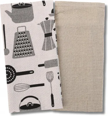 Produktbild von Moraj | Küchentuch Set - 2 Stück - 40x60 Cm - Baumwolle - Geschirrpflege