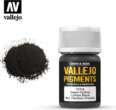 Immagine prodotto di Pigmento - Nero carbone, 30 ml (73.116)