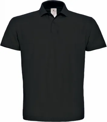 Produktbild von B&C PUI10 | Top Herren Poloshirt - Farbe: Black - Größe: 4XL