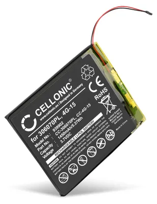 Image de CELLONIC 1x Batterie pour Tablette Compatible avec Samsung Galaxy Tab A8 SM-X200, Galaxy Tab A8 SM-X205, Compatible avec PocketBook Touch Lux 3, 306070PL - (1450mAh , 3.7V)