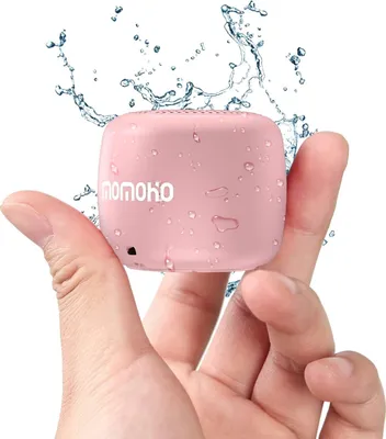 Produktbild von Momoho Kleinster Wasserdichter Tragbarer Bluetooth-Lautsprecher, Mini Kabelloser Lautsprecher, Kompaktes Design, IPX7, TF-Kartenunterstützung