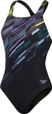 Produktbild von Speedo Digi Plmt Mdlt Af Black/Purple Black Black 38