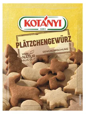 Produktbild von Kotanyi Plätzchengewürz Gewürzmischung weihnachtlich lecker 20g