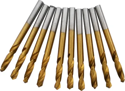 Produktbild von 10x kurze HSS-TIN Anbohrer Metallbohrer Blechbohrer DIN1897 Ø 2,2 mm