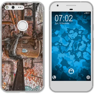 Produktbild von PhoneNatic Case kompatibel mit Google Pixel Silikon-Hülle Urban M1