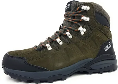 Produktbild von Jack Wolfskin Refugio Texapore Mid M Sportschuhe Herren Outdoorschuhe Wanderstiefel Grün Freizeit, Schuhgröße:EUR 42.5 | UK 8.5