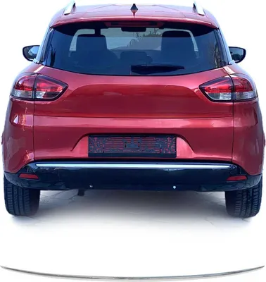 Produktbild von Stoßstangen Heckblende für Renault Clio Grandtour 2012-2019 Edelstahl Silber 1x