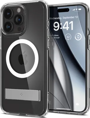 Produktbild von Spigen ACS06722, Cover, Apple, iPhone 15 Pro, 15,5 cm (6.1"), Transparent