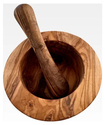 Produktbild von Olivenholz Mörser und Stößel Set, ca. 16 cm