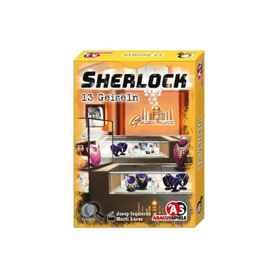 Produktbild von ABACUSSPIELE 48195 Sherlock - 13 Geiseln Krimi Kartenspiel in Orange