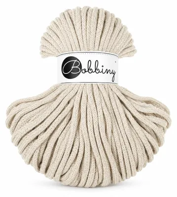 Obrázok produktu pre Bobbiny Premium 5 mm 50 m Cashmere Beige Špagát