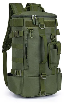 Produktbild von Wasserdichter Angelrucksack – Leichte Angelausrüstungstasche mit 15 l Fassungsvermögen, strapazierfähigem Oxford-Gewebe und vielfältigen Trageoptionen für Outdoor-Reisen