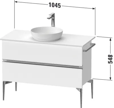 Produktbild von DURAVIT SV4659010490000 Sivida WTU 1045x548x475mm,f.Bodenst.