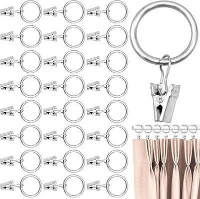 Produktbild von Metallene Clip-Ringen 25mm Edelstahl 40Stk
