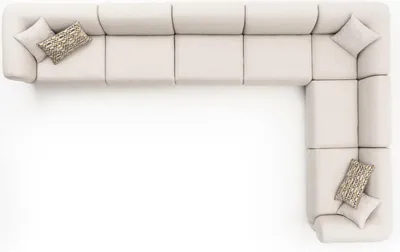 Zdjęcie produktu dla Kanapa narożna narożna kanapa tapicerowana kanapa w kształcie litery L 495x315cm