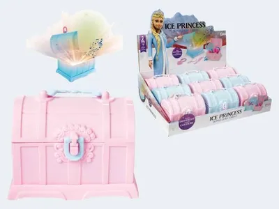 Produktbild von Ice Princess-Schmuck in einer Schatzkiste mit Licht und Sound