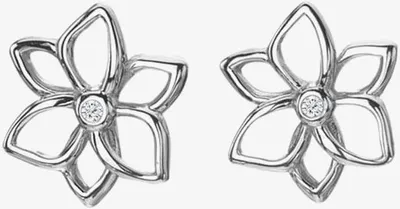 Produktbild von Hot Diamonds Amulets Flower Earrings DE711 Ohrringe