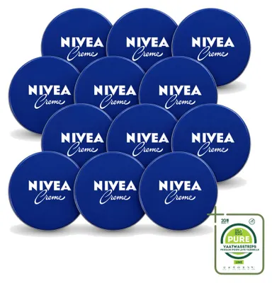 Produktbild von 12 x NIVEA Feuchtigkeitscreme - für alle Hauttypen - 400 ml - Großpackung - 12 Stücke