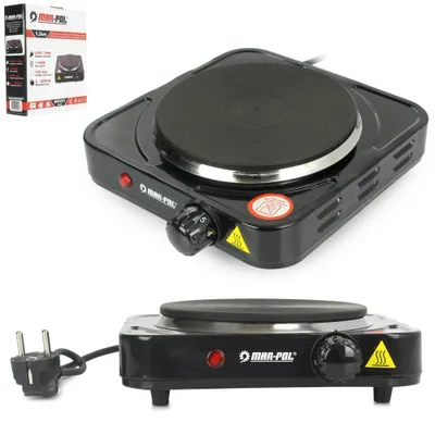 Produktbild von Elektrische Kochplatte 1000W tragbare Tischkochplatte Single Kochfeld 155MM