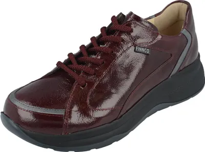 Obrázok produktu pre FINN COMFORT FINNCO Piccadilly dámske nízke topánky bordó lakovaná koža : UK 6,5 Veľkosť topánok: UK 6,5