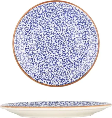 Zdjęcie produktu dla Talerz deserowy By Bone - Edera Cobalt - Porcelana - 17 cm