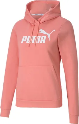 Produktbild von Puma Kapuzenpullover Damen mit Kägurutaschen, Farbe:salmon rose, Größe:40