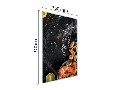 Obrázek produktu pro Skleněné prkénko na krájení ryb 35x52