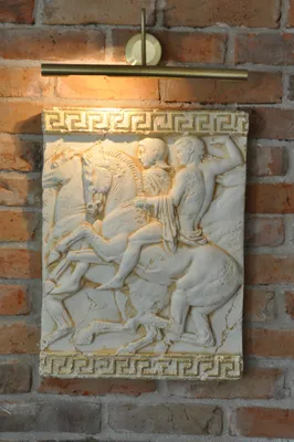 Produktbild von Alexander der Große Wandrelief Antik Relief Wand Gemälde Bild Handarbeit Pferd