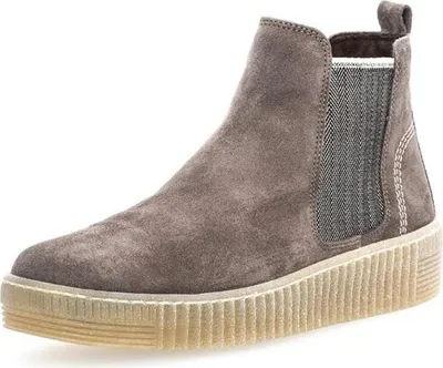 Produktbild von Gabor Damen  Schnürstiefel & Boots ungefüttert beige Gr. 7