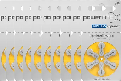 Produktbild von Hearing Aid Battery Powerone size 10  Germany Genuine Pack
