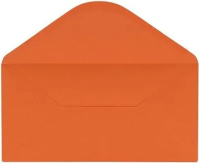 Obrázek produktu pro Ozdobné obálky DL oranžové na pozvánky, 50 kusů