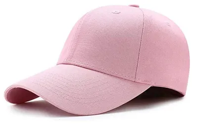Zdjęcie produktu dla Czapka z daszkiem dla dzieci, bawełniana, różowa, regulowana, 47-54 cm, ochrona przed słońcem