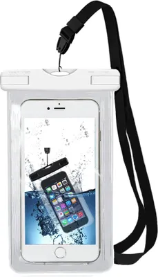 Produktbild von MMOBIEL Wasserdichte Smartphone Tasche (WEISS) für iPhone / Samsung / Huawei Handytasche