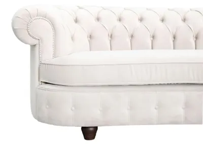 Produktbild von Chesterfield 3 Sitzer Designer Sofa Couch Polster Sofas Couchen Stoff Textil Neu