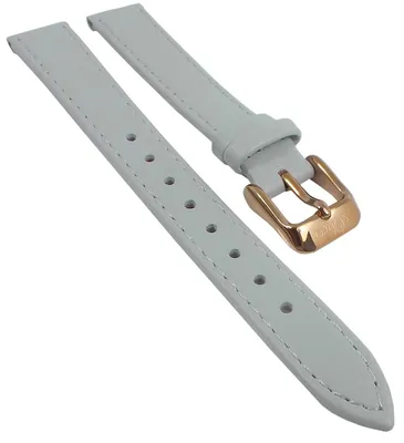 Produktbild von s.Oliver Uhrenarmband 14mm Leder grau SO-3160-LQ 3160L Dornschließe