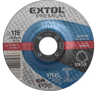 Obrázek produktu pro Kotouč řezný na ocel/nerez, 115x0,8x22,2mm