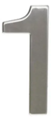 Immagine prodotto di Numero autoadesivo "1", 50 mm, acciaio inox, 50 x 1,5 mm