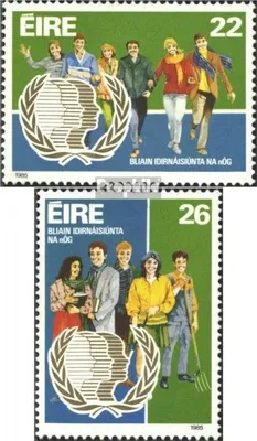 Produktbild von Briefmarken Irland 1985 Mi 575-576 (kompl.Ausg.) postfrisch Jahr der Jugend