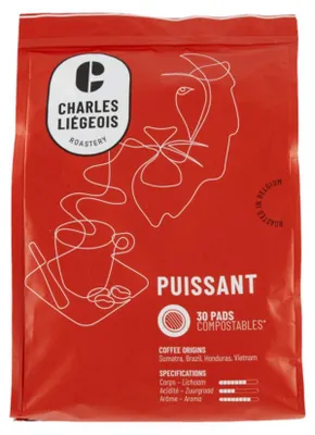 Produktbild von Kaffeepads Charles Liégeois Puissant, 30 Stk.