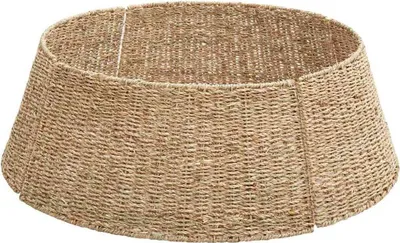 Obrázok produktu pre vidaXL Obojok na vianočný stromček hnedý 75 x 75 x 25 cm morská tráva