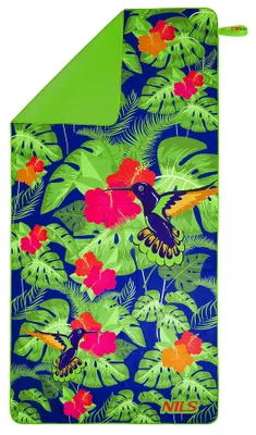 Zdjęcie produktu dla NCR14 RĘCZNIK Z MIKROFIBRY KWIATY 160x80 cm NILS