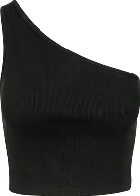 Immagine prodotto di Urban Classics Donna - Top asimmetrico cropped schwarz - XS