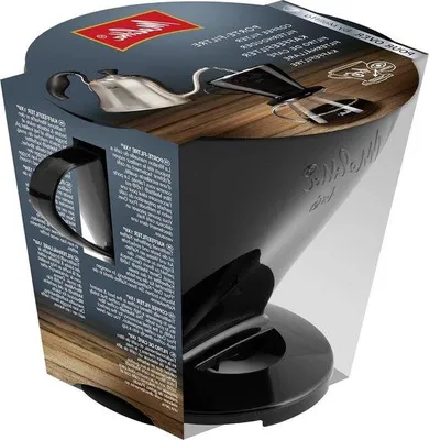 Produktbild von Famanu Filterhalter für Kaffeefilter 1x6 - Schwarz Kunststoff