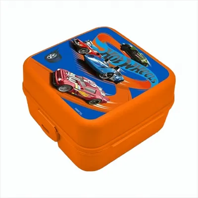 Zdjęcie produktu dla Pojemnik na lunch z 4 przegródkami, Hot Wheels