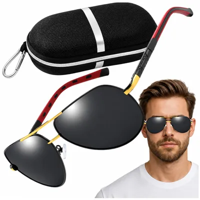 Produktbild von Sonnenbrille - Schutz vor UV-Strahlen - Klarheit und Stil - Autofahren - Trendiges Design - EdiPremium