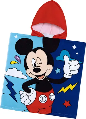 Zdjęcie produktu dla Poncho Disney 50x100 cm - Myszka Miki