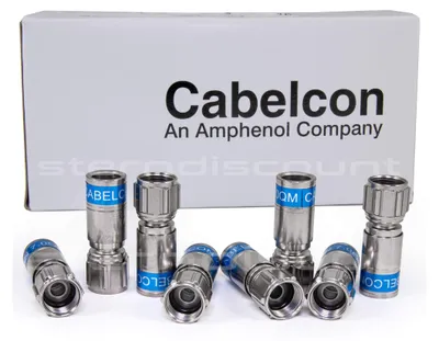 Produktbild von 100x Cabelcon F-6-TD QM 7.0 ( typ F ) Kompressionsstecker HD Receiver PVR Ready
